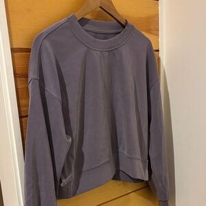 Purple Crewneck Sweatshirt